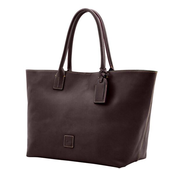 Dooney & Bourke Florentine Medium Russel Bag - Brown Tmoro - Picture 2 of 4